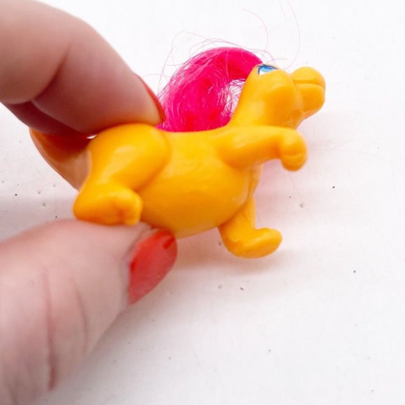 Darlin' Dinos Your True Dinosaur Friend 1992 Mini Figures Lot 2 Orange Blue 2” - Picture 8 of 8